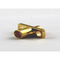 Two Holes Flange Brass MCX Cable Connector
